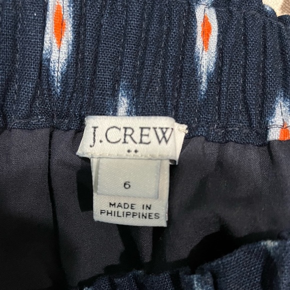 J crew factory linen skirt, size 6. 17 inches from top to bottom - Picture 3 of 3